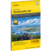Calazo förlag Stikart Oslo Nordmarka sør 1:20.000 NoColour