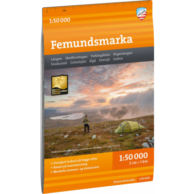 Calazo förlag Turkart Femundsmarka 1:50 000 NoColour