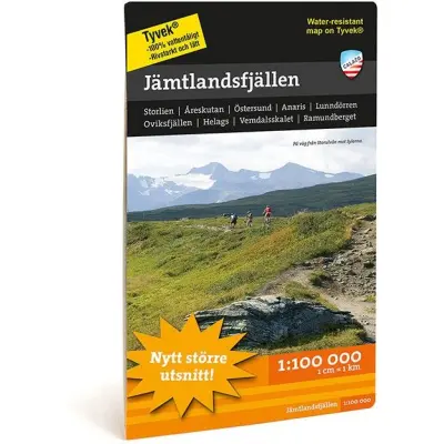 Calazo Fjällkarta Jämtlandsfjällen 1:100 000
