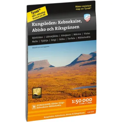 Calazo Fjällkarta Kebnekaise, Abisko&Riksgränsen 1:50 000