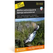 Calazo Fjällkarta Muddus nationalpark&Sjávnja naturreservat