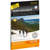 Calazo Fjällkarta Sareks nationalpark 1:50 000