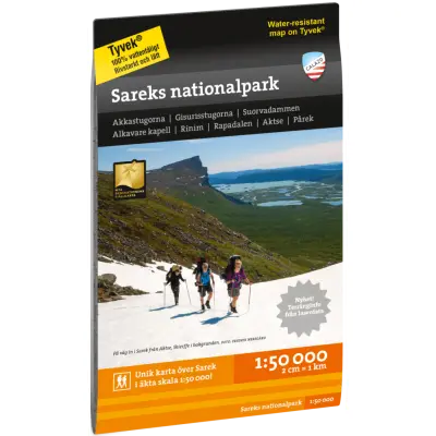 Calazo Fjällkarta Sareks nationalpark 1:50 000