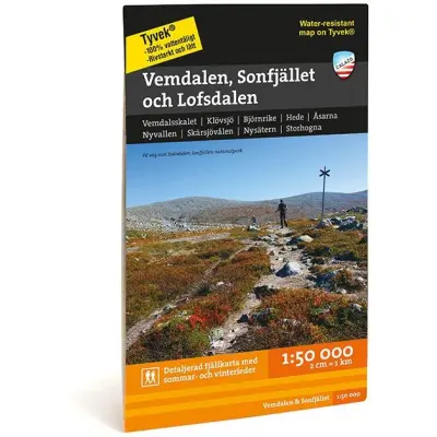 Calazo Fjällkarta Vemdalen, Sonfjället&Lofsdalen 1:50 000