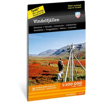 Calazo Fjällkarta Vindelfjällen 1:100 000