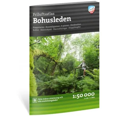 Calazo Friluftsatlas Bohusleden 1:50 000 2:a upplagan