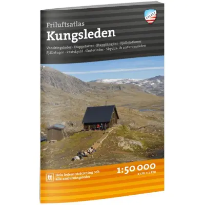 Calazo Friluftsatlas Kungsleden 1:50 000