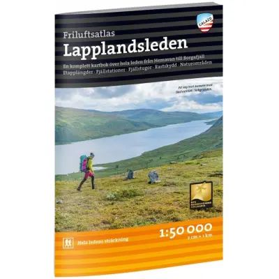 Calazo Friluftsatlas Lapplandsleden 1:50 000