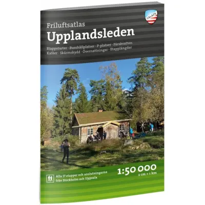 Calazo Friluftsatlas Upplandsleden 1:50 000