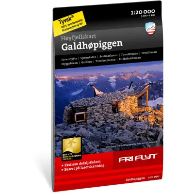 Calazo Galdhøpiggen karta (utanför Finland)