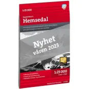 Calazo Høyfjellskart Hemsedal 1:25 000