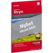 Calazo Høyfjellskart Stryn 1:25 000