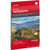 Calazo Høyfjellskart Sulitjelma 1:25 000