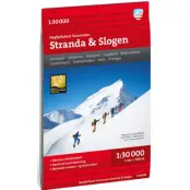 Calazo Høyfjellskart Sunnmøre: Stranda&Slogan 1:30 000