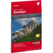 Calazo Høyfjellskart Tromsø: Kvaløya 1:25 000