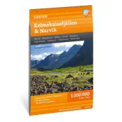Calazo Kebnekaisefjällen&Narvik vandringskarta, utanför Finland