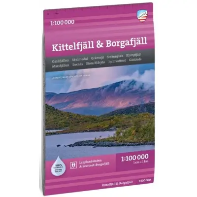 Calazo Kittelfjäll&Borgafjäll 1:100000
