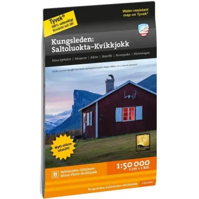Calazo Kungsleden: Saltaluokta - Kvikkjokk 1:50.000 (2nd ed)