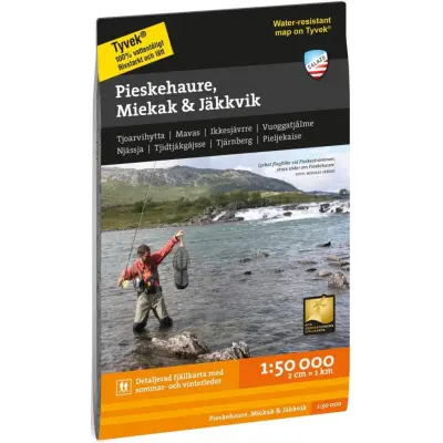 Calazo Pieskehaure, Miekak&Jäkkvik 1:50 000