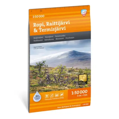 Calazo Ropi Raittijärvi Termisjärvi karta, Finland