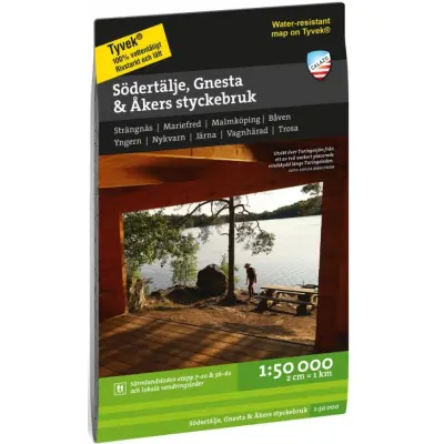 Calazo Södertälje Gnesta Åkers styckebruk 1:50 000