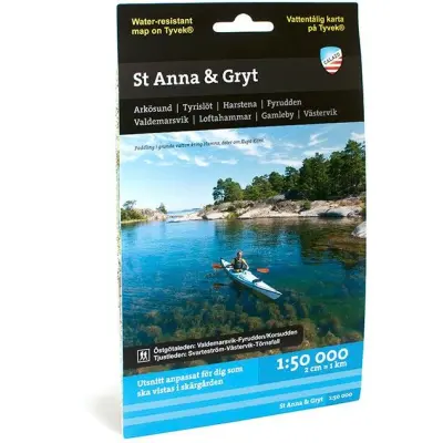 Calazo Sjö-&Kustkarta S:t Anna och Gryts skärgård