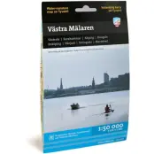 Calazo Sjö-&Kustkarta Västra Mälaren