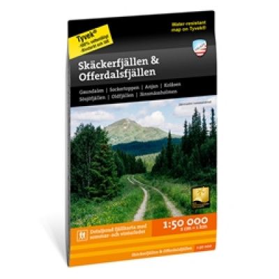 Calazo Skäckerfjällen&Offerdalsfjällen 1:50.000