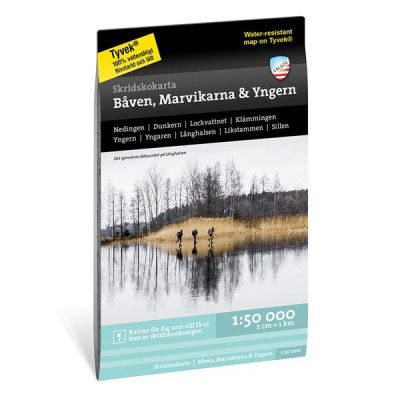 Calazo Skridskokarta Båven, Marvikarna&Yngern 1:50.000