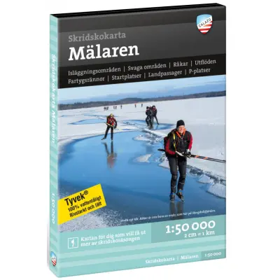 Calazo Skridskokarta Mälaren 1:50 000