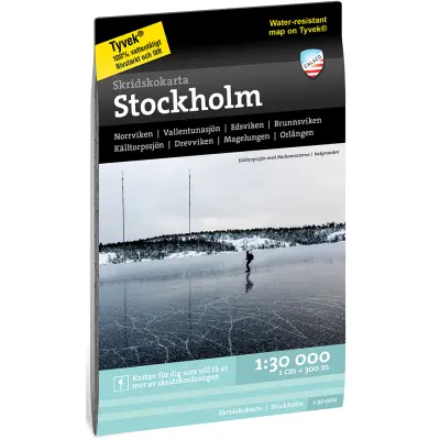 Calazo Skridskokarta Stockholm 1:30 000