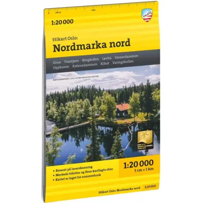 Calazo Stikart Oslo: Nordmarka nord 1:20.000