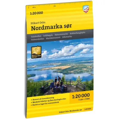 Calazo Stikart Oslo: Nordmarka sør 1:20.000