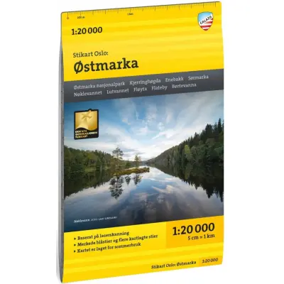 Calazo Stikart Oslo: Ostmarka 1:20.000