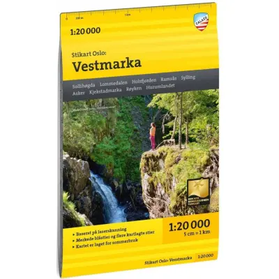 Calazo Stikart Oslo: Vestmarka 1:20.000