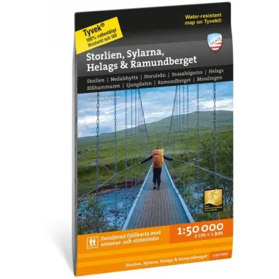 Calazo Storlien Sylarna Helags Ramundberget 1:50 000