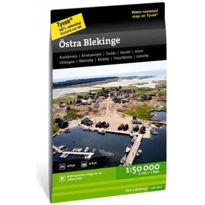 Calazo Terrängkarta Blekinge - östra 1:50 000