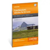 Calazo Treriksröset, Abisko&Kiruna vandringskarta, utanför Finland