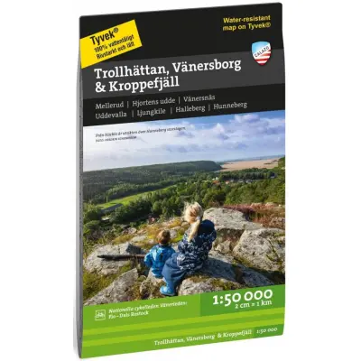 Calazo Trollhättan Vänersborg Kroppefjäll 1:50 000