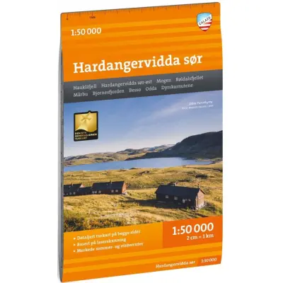 Calazo Turkart Hardangervidda sør 1:50 000