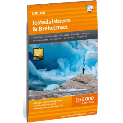 Calazo Turkart Jostedalsbreen&Breheimen 1:50 000