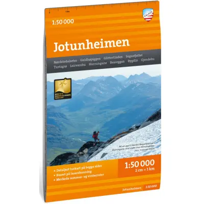 Calazo Turkart Jotunheimen 1:50 000