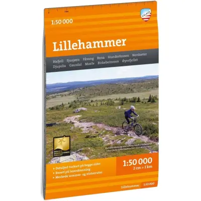 Calazo Turkart Lillehammer 1:50 000