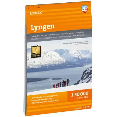 Calazo Turkart Lyngen 1:50 000