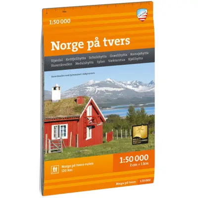 Calazo Turkart Norge på tvers (Stjørdal-Sylan) 1:50 000