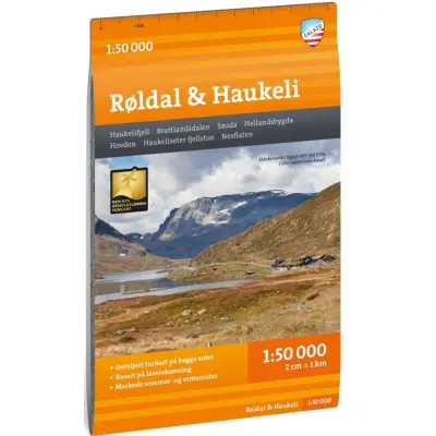 Calazo Turkart Røldal och Haukeli 1:50 000