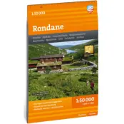 Calazo Turkart Rondane 1:50 000