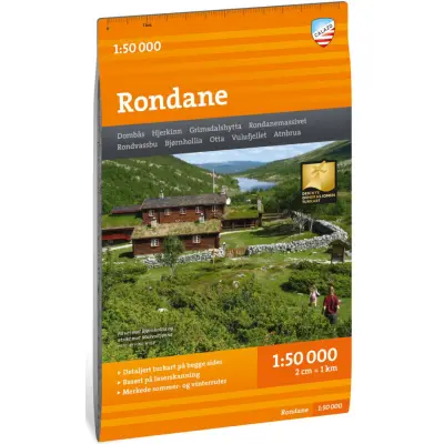 Calazo Turkart Rondane 1:50 000