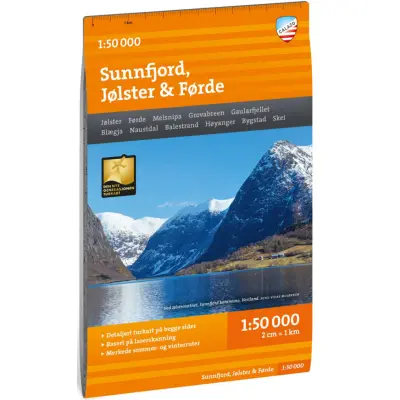 Calazo Turkart Sunnfjord, Jølster&Førde 1:50 000