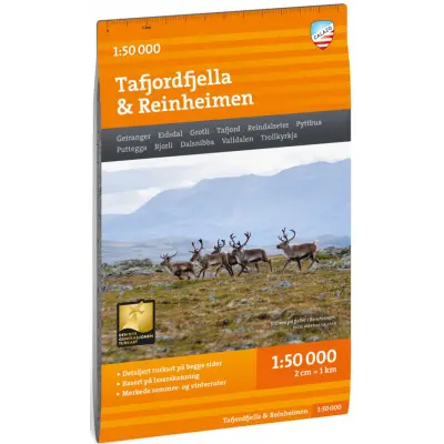 Calazo Turkart Tafjordfjella&Reinheimen 1:50 000